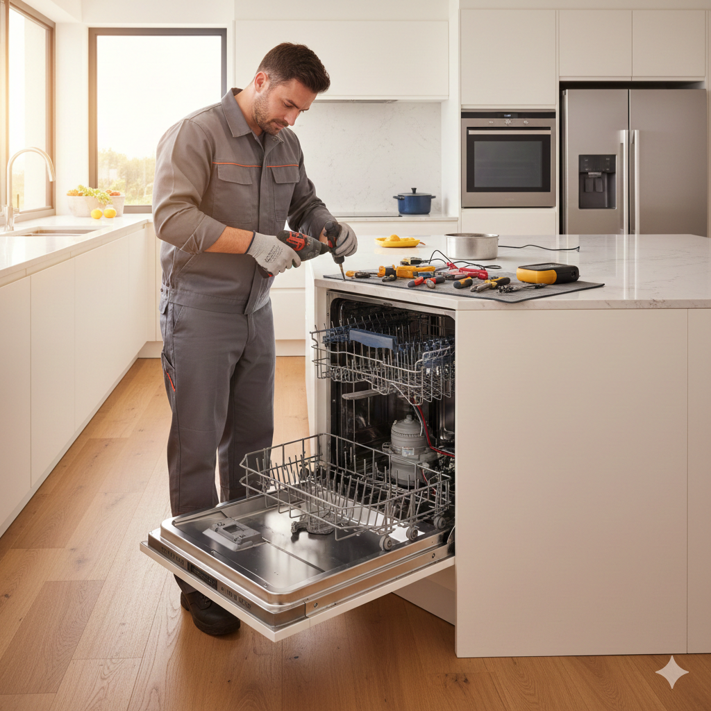 صيانة جميع انواع غسالات الأطباق